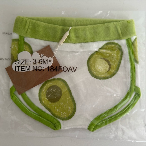 Angel Dear Track Shorts Avocado Size 3-6 Months NWT - Picture 2 of 3